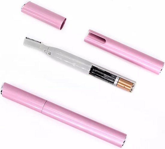 Jumalu - Precisietrimmer - Roze - Wenkbrauw Trimmer - Precisietrimmer - Trimmer - Gezichtshaar verwijderen - Wenkbrauw epilator - Gezichtsepilator - Lip epilator - Gezicht Ontharing - Epileer apparaat dames