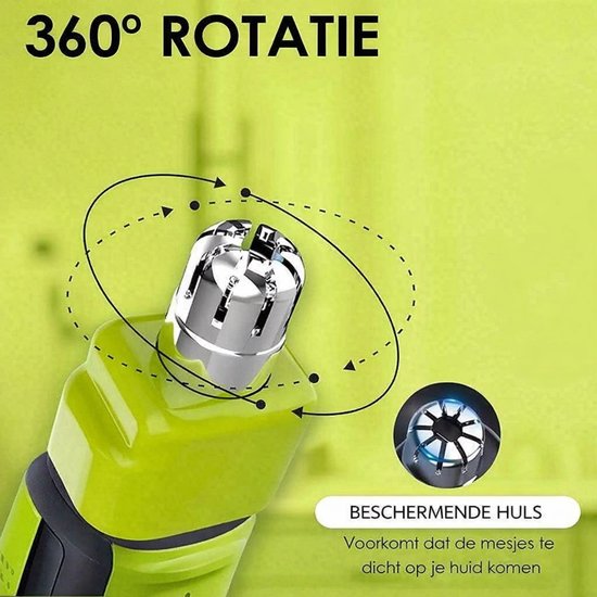 Neushaartrimmer opzetstuk - geschikt voor Philips One Blade QP2520 / QP2630 & OneBlade Pro 360 - reservemesjes