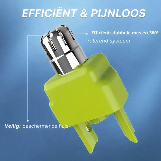 Neushaartrimmer opzetstuk - geschikt voor Philips One Blade QP2520 / QP2630 & OneBlade Pro 360 - reservemesjes