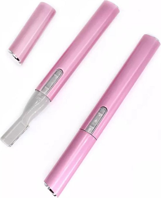 Jumalu - Precisietrimmer - Roze - Wenkbrauw Trimmer - Precisietrimmer - Trimmer - Gezichtshaar verwijderen - Wenkbrauw epilator - Gezichtsepilator - Lip epilator - Gezicht Ontharing - Epileer apparaat dames