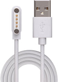 Oplaadkabel GPS Horloge Kind – USB Oplader voor Kinder Smartwatch – 4-Pin Magnetische Oplader – Wit